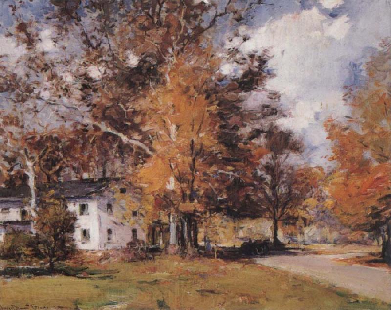 Oliver Dennett Grover Autumn Afternoon Norge oil painting art
